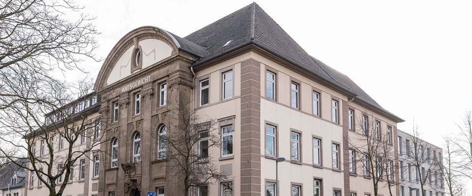 Das Amtsgericht Gladbeck von außen gesehen